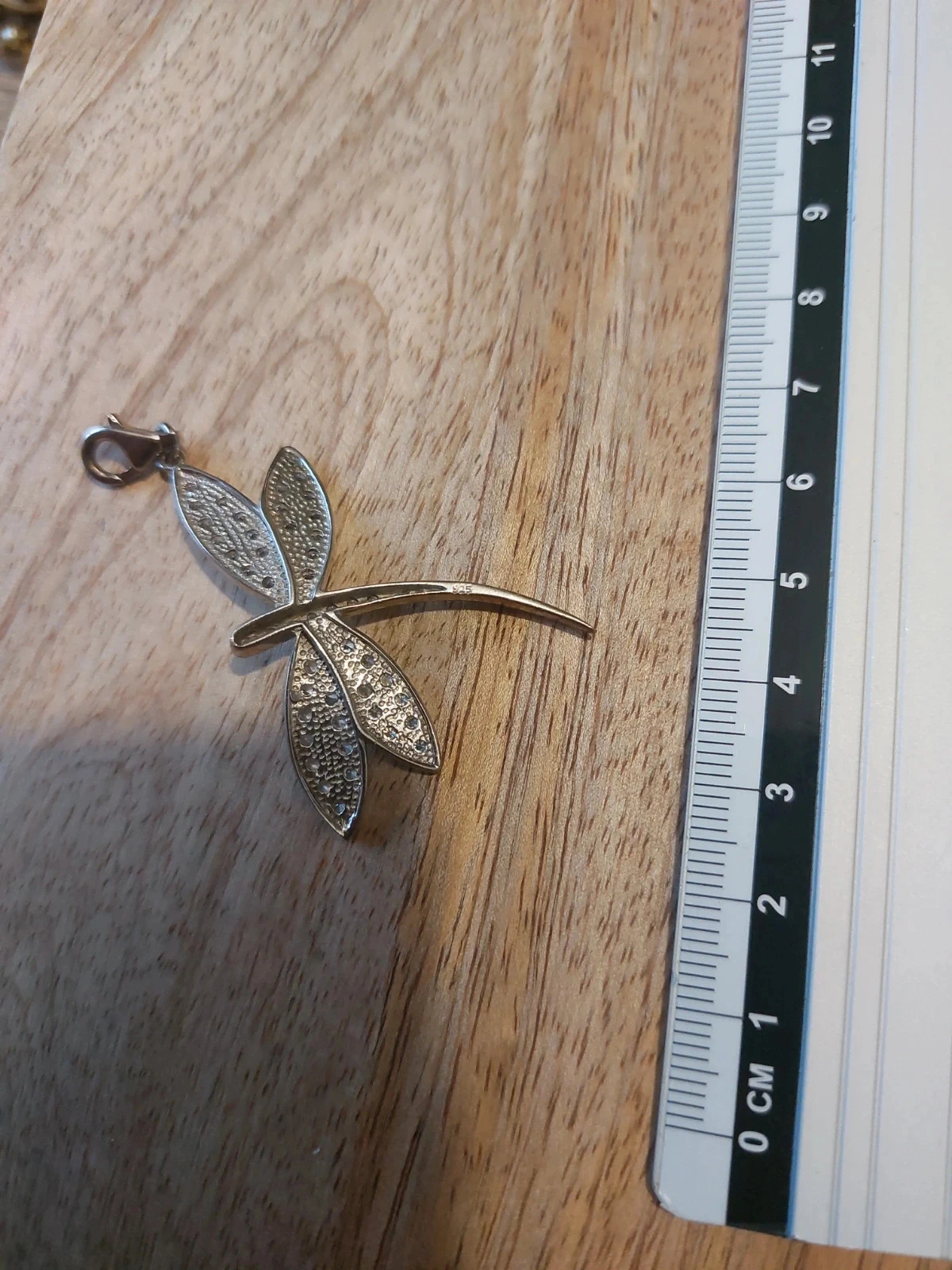 Hermoso colgante de libélula de plata 925 🦋 – photo 4